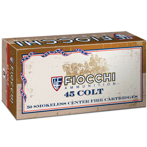 FIOCCHI COWBOY ACTION 45LC 250GR FLAT NOSE 50RD