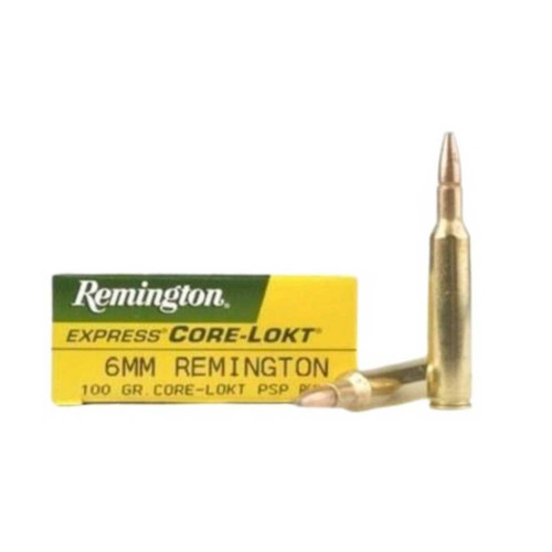 REMINGTON REMINGTON CORE-LOKT 6MM 100GR SOFTPOINT 20RDS REM-29051