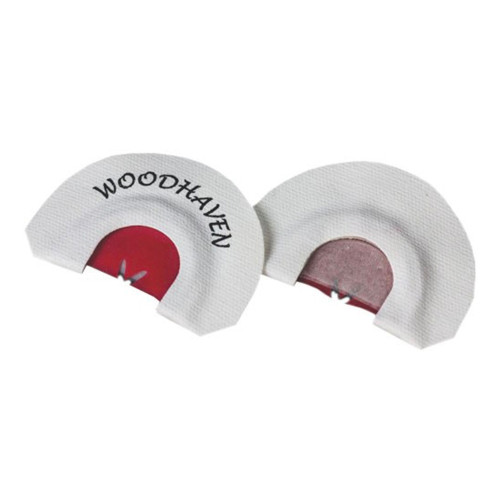 WOODHAVEN RED WASP CALLS DIAPHRAGM TURKEY CALL 3 REED WHITE V-CUT