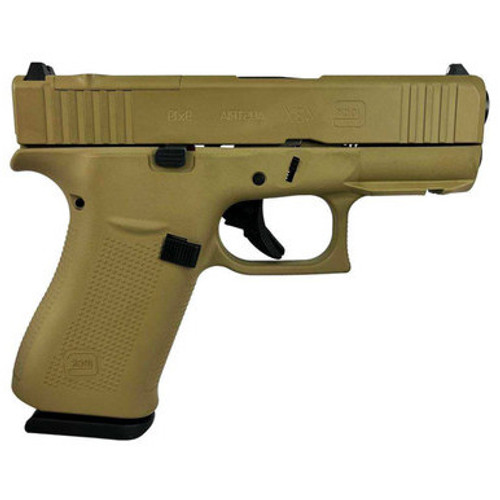 GLOCK G43X 9MM PISTOL SEMI-AUTO 3.41IN FDE FP:GLOCK SLIM MOS 2-10RD MAGS