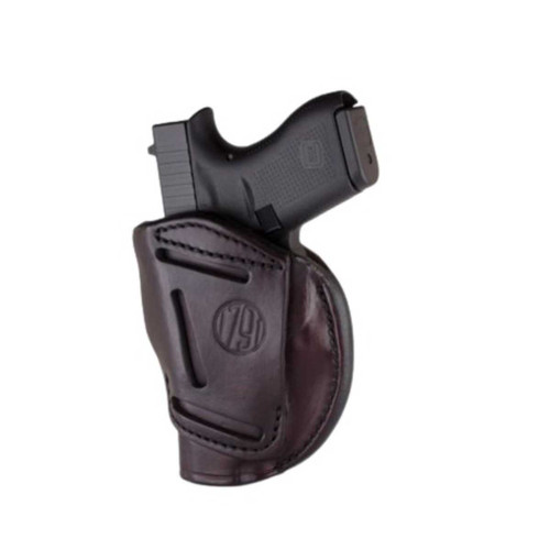 1791 GUNLEATHER 1791GL 4 WAY BELT HOLSTER IWB/OWB SIZE:4/MULTI-FIT RH SIGNATURE BROWN LEATHER 1791GL-4WH-4-SBR-R