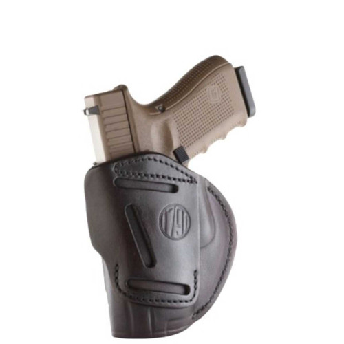 1791 GUNLEATHER 1791GL 4 WAY BELT HOLSTER IWB/OWB SIZE:5/MULTI-FIT RH SIGNATURE BROWN LEATHER 1791GL-4WH-5-SBR-R