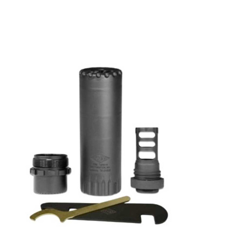 YANKEE HILL Yankee Hill Turbo K RB 5.56x45mm NATO, 4.90" L, Black Stainless Steel, Phantom QD Adapter, 1/2"-28 tpi Muzzle Brake - 2180-MB-28 YHM-2180-MB-28