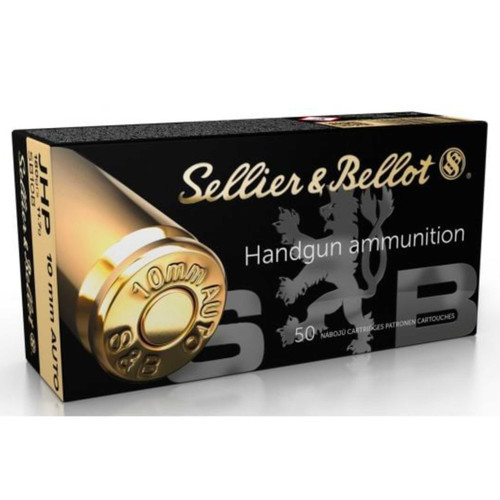 SELLIER AND BELLOT SELLIER AND BELLOT 10MM 180GR JHP 50RDS SELBEL-SB10B