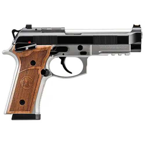 BERETTA 92GTS 9MM PISTOL SEMI-AUTO 4.7IN BLACK AND STAINLESS 2-18RD MAG