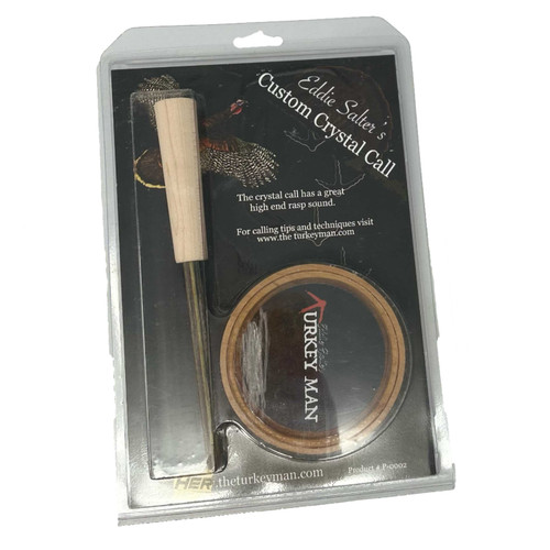 EDDIE SALTER GAME CALLS ED SALT CUSTOM CRYSTAL TURKEY CALL STRIKER: DIAMOND WOOD POT: CRYSTAL ESGC-CUSTOM CRYSTAL