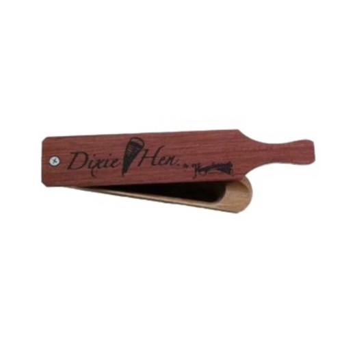HOUNDSTOOTH DIXIE HEN BOX MOHAGONY/PURPLEHEART LID HOUNDS-DHPHM