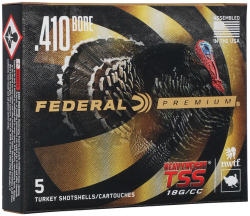 FEDERAL FEDERAL HEAVYWEIGHT TSS TURKEY 410GA 3IN .8OZ 7SHOT 5RDS FEDRL-PTSS419F7