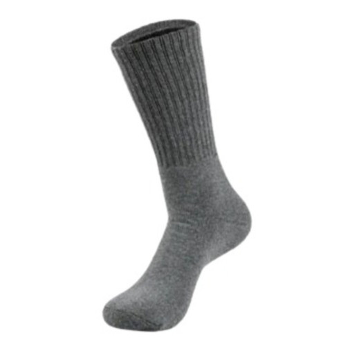 TERRAMAR WORK & SPORT SOCKS MED GREY HEATHER 6-PAIR