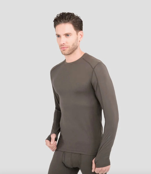 TERRAMAR THERMOLATOR UNDERGARMENT CREW (LS) MED DARK LODEN