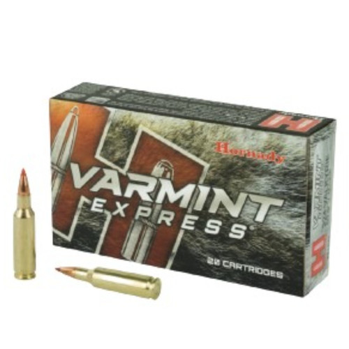 HORNADY VARMINT EXPRESS 224VALKYRIE 60GR V-MAX 20RD
