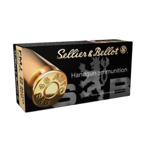 SELLIER AND BELLOT Sellier & Bellot Handgun 45ACP 230gr Full Metal Jacket 50 Per Box/20 Case - SB45A SLBEL-SB45A