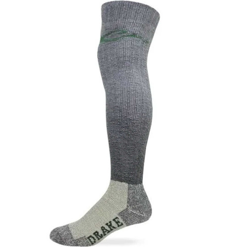 DRAKE DRAKE MERINO TALL BOOT SOCKS CHARCOAL WOOL XL DRAKE-72114-2500-XL
