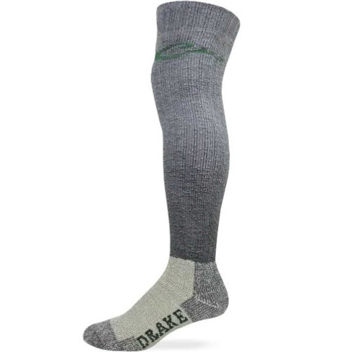 DRAKE DRAKE MERINO EXTRA TALL SOCKS CHARCOAL WOOL XL DRAKE-72644-2500-XL