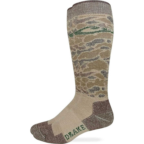 DRAKE DRAKE MERINO YOUTH SOCKS OLD SCHOOL CAMO WOOL XL DRAKE-72837-3528-XL