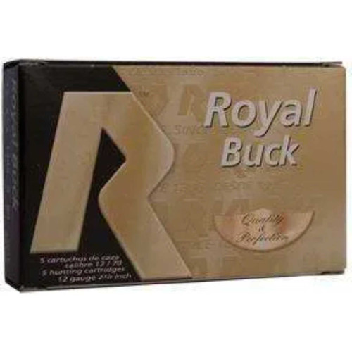 RIO AMMO RIO ROYAL BUCK 12GA 2-3/4IN 9PEL BUCKSHOT 5RDS RIO-RB129