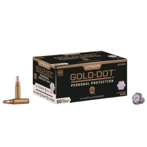 SPEER GOLD DOT NICKEL PLATED 5.7 40GR HP 50RD