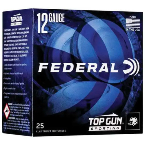 FEDERAL FEDERAL PREMIUM TOP GUN 12GA 2-3/4IN 1OZ 7.5SHOT 250RDS BULK FEDRL-THSH12 7.5 BULK