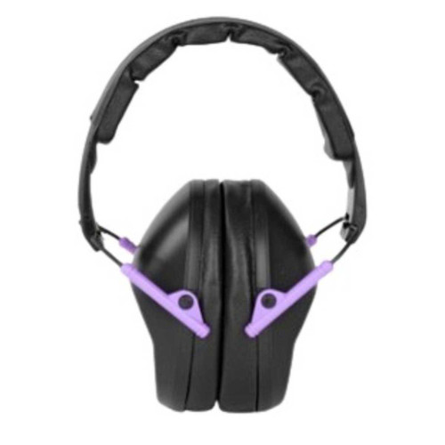 GSM - WALKER'S WALKERS PRO LOW PROFILE FOLDING EARMUFFS BLACK/PURPLE WALKRS-GWP-FPM1-BKPU