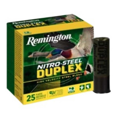 REMINGTON REMINGTON NITRO STEEL DUPLEX 12GA 3IN 1 1/4OZ 4SHOT 25RDS REM-R26645