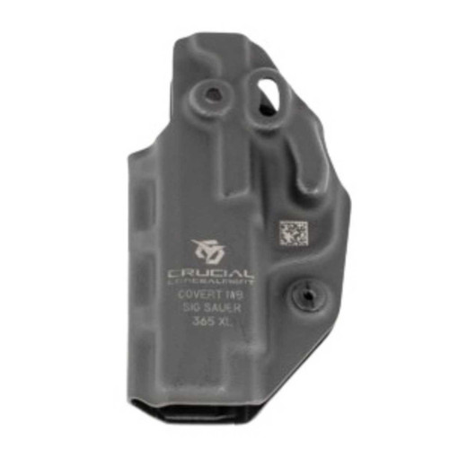 CRUCIAL CONCEALMENT CRUCIAL CONCEALMENT COVERT HOLSTER IWB FITS SIG SAUER P365 XL AMBI BLACK KYDEX CRUCIAL-1113