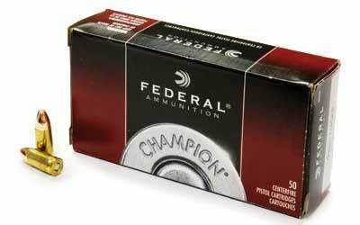 FEDERAL FEDERAL CHAMPION TRAINING BRASS 9MM 115GR FMJ 1000RD CASE FEDRL-WM5199 CASE
