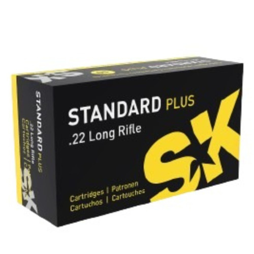 SK RIFLE STANDARED PLUS RIMFIRE AMMUNITION 22LR 40GR 500RDS
