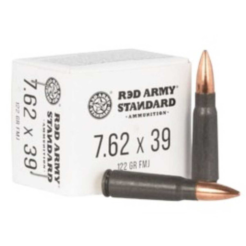 RED ARMY STANDARD RED ARMY STANDARD STEEL CASE 7.62X39 122GR FMJ 1000RDS REDARM-AM3092 CASE