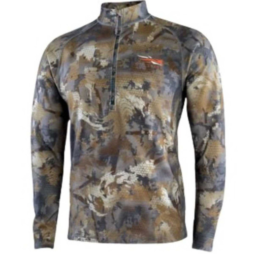 SITKA SITKA MERINO HEAVYWEIGHT HALF-ZIP CAMO SITKA MERINO HEAVYWEIGHT HALF-ZIP CAMO
