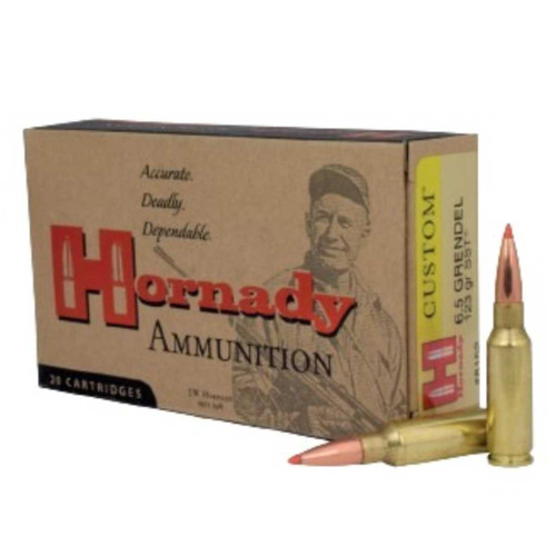 HORNADY HORNADY CUSTOM 6.5GREN 123GR SST 20RD HORN-8152