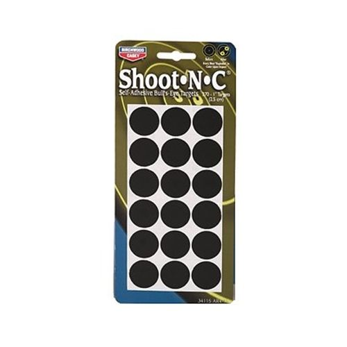 GSM - BIRCHWOOD CASEY SHOOT N C 1IN BLACK PASTERS/TARGETS BIRCH-BC-34115
