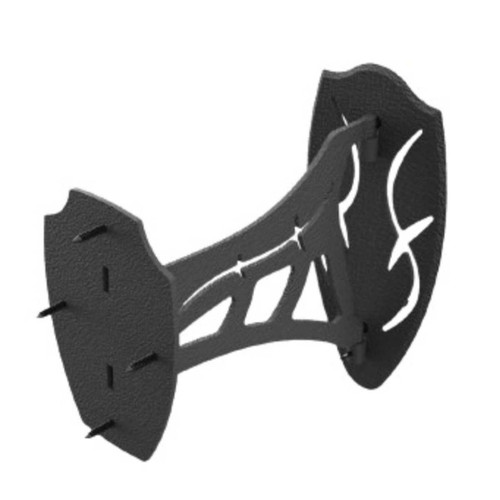 GSM-SKULL HOOKER SKULL HOOKER SINGLE SHOULDER MOUNT BLACK SKH-SSM-BLK