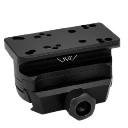 WARNE WARNE REFLEX RED DOT RISER AIMPOINT ACRO MULTI-FIT BLACK ALUMINUM WARNE-6104M