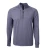 CUTTER & BUCK ADAPT ECO KNIT HEATHER MENS QUARTER ZIP PULLOVER - AUBURN MCK01086-NVH