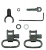GROVTEC US, INC GROVTECH GTSW40 TWO PIECE BARREL BAND SWIVEL SET GROVE-GTSW40