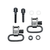 GROVTEC US, INC GROVTECH LOCKING SET SWIVEL 1 LOOP BLACK GROVE-GTSW07