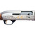 Benelli Montefeltro Silver 12GA 3" 28" Silver AA-Grade Satin Walnut, Nickel/blue Etched Game Scenes 4+1 Semi-Auto Shotgun - 10850
