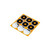 ALLEN EZ AIM ADHESIVE SPLASH 2IN BULLSEYE 12 SHEETS, 108 PIECES ALLEN-15318