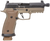 SIG SAUER Sig Sauer Limited Edition P320 AXG Combat 9mm 4.6" Thrd FDE Pistol (3) 21rd Mags - 320AXGCA-9-CW-CBT-TB-R2 SIG-320AXGCA-9-CW-CBT-TB-R2