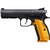 CZ SHADOW 2 9MM SEMI-AUTO 4.9IN ORANGE 1-17RD MAG MANUAL SAFETY