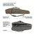 ALLEN GARRISON 55IN RIFLE CASE OD GREEN ALLEN-10954