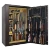 BROWNING Browning Rawhide Tall 49-Gun Safe - Raw Metal Finish - RW49T BROWN-RW49T-MTL-AB-E-C