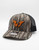 Winter Timber Outdoors Orange Logo Realtree Original & Black Trucker Hat