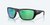 COSTA FINLET MATTE BLACK W/ GREEN MIRROR 580G COSTA-06S9118
