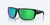 COSTA FLY LINE MATTE BLACK W/ GREEN MIRROR 580P COSTA-06S9129