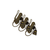 HUNTER SAFETY SYSTEM, INC HSS LIFELINE WITH CARABINER 3PACK HUNTING ROPE BLACK 30FT HSS-LSS-3+