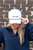 JNJ WAR EAGLE SCRIPT ROPE HAT JNJ-31434-HRPE-WHI