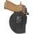 HOLSTER IWB/OWB SIZE:6/MULTI-FIT RH STEALTH BLACK LEATHER 1791GL 4 WAY HOLSTER