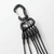 STAINLESS STEEL DUCK TOTE W/CARABINER BLACK