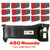 AGUILA Aguila Battle Pack 5.56x45mm NATO 55 gr Full Metal Jacket 450 Per Box/5 Case Metal Jacket - 1E556155 AGUILA-1E556155